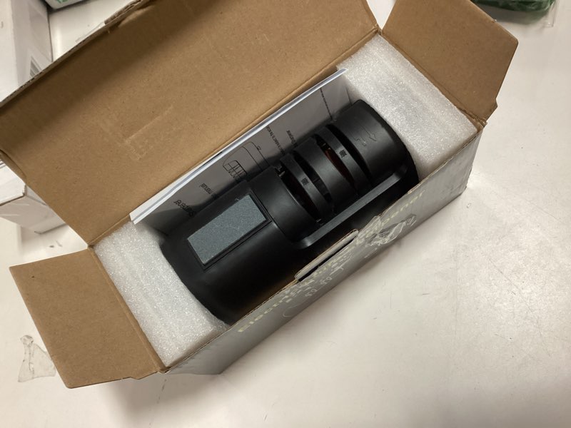 Condition photo showing As Is for Electric Knife Sharpener, 3-Stage Professional Sharpening with Diamond Abrasives for Kitchen, Serrat