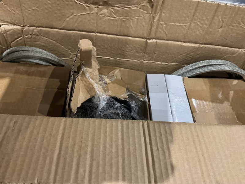 Condition photo showing Good Condition for 50" deck spindle blade belt idler kit for cub cadet mtd ltx1050kh ltx1050vt sltx1050, spindle 618-05016 918-05016 blade 490-110-c123 742-04053, idler 753-08171 956-04129, belt 754-04240 954-04240 3 spindle+3 blades+2 idler +1 belt