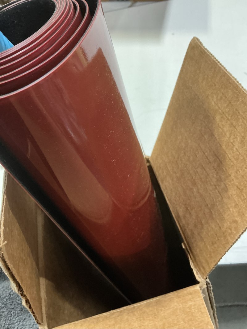 Condition photo showing Good Condition for OstepDecor RED Table Protector 40 x 72 Inch, 1.5mm Thick Plastic Table Cover Protector, PVC Table Top Protector, Waterproof Desk Mat Pad for Desktop, Coffee & Dining Room Table Black+red 40\" x 72\" (Rectangular)