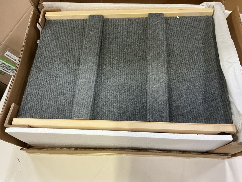 Condition photo showing Good Condition for Rockever Dog Ramp, Folding Dog Ramp, Wooden Non-Slip Dog ramp for Couch for Small Medium Old Dogs, Adjustable from 11" to 14" 3 Levels Pet Ramp for Couch, Bed, Car