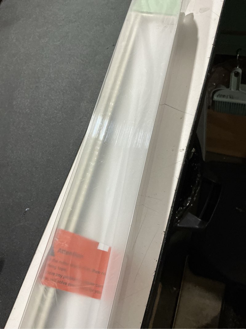 Condition photo showing Good Condition for aosky blackout roller shades cordless blinds for windows, free-stop shades with valance, thermal insulated fabric, uv protection, blinds for home and office (34.5" w x 72" h, linen beige linen beige 34.5"w x 72"h