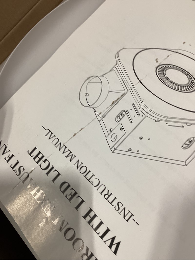 Condition photo showing New/Like New for bathroom exhaust fan with light, 36w quiet vent fan - 160 cfm & 1.0 sone, 1500lm led light (3000k/4000k/5000k) - 5 brightness adjustable, 7 rgb modes & nightlight, remote control, easy to install white