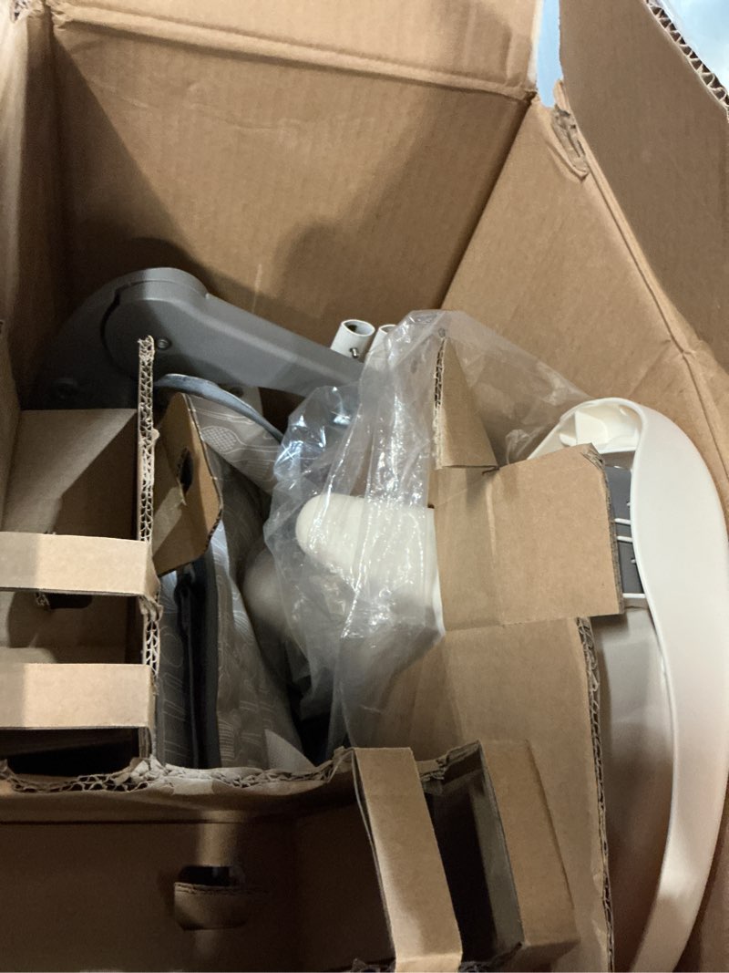 Condition photo showing New/Like New for graco slim snacker high chair, ultra slim, fast-folding, multiple recline positions, comfortable feeding, whisk