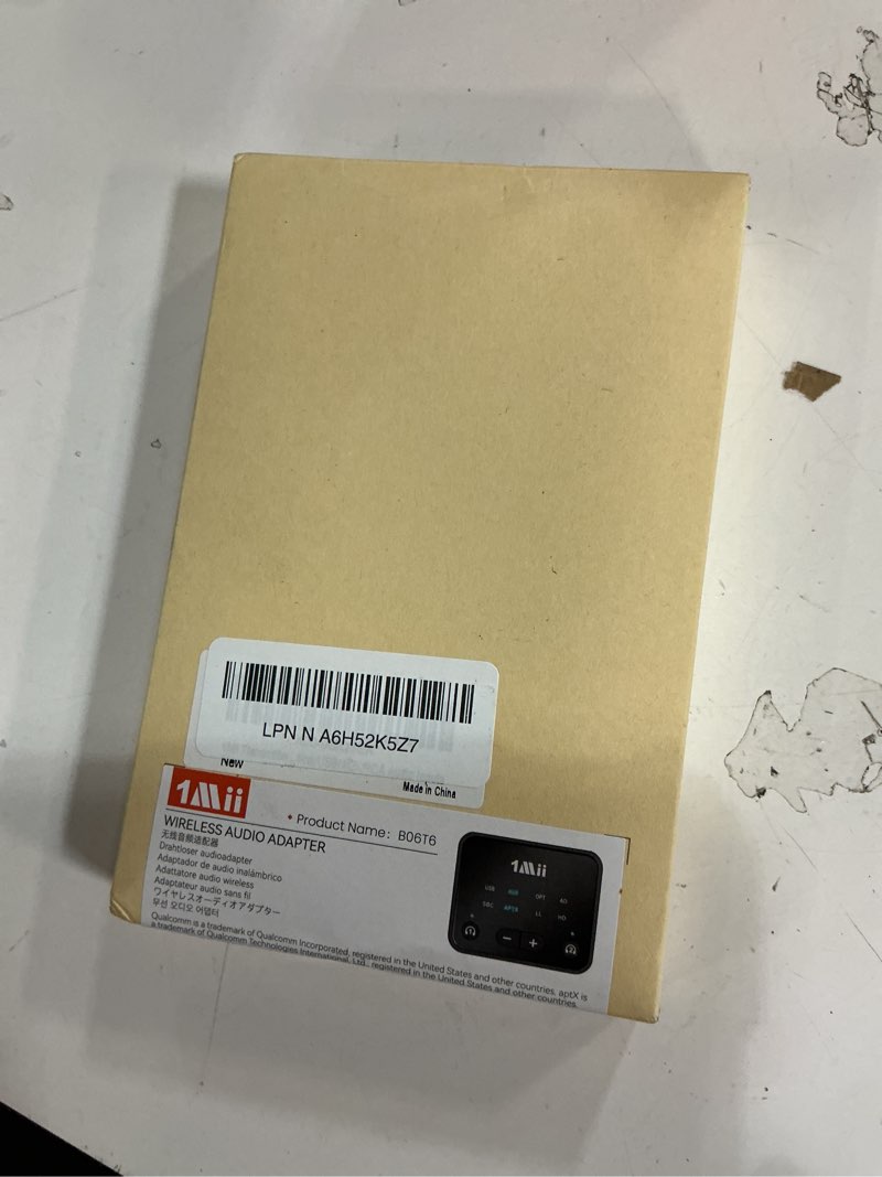 Condition photo showing Good Condition for 1Mii Bluetooth 5.3 Transmitter for TV to 2 Wireless Headphones, Long Range 100ft Bluetooth Adapter for TV aptX Adaptive & HD/Volume Control, Optical/USB/AUX/RCA Audio Inputs