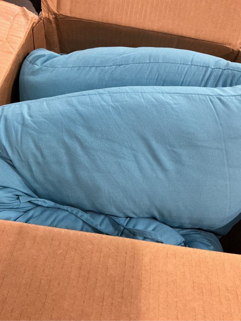 Condition photo showing Good Condition for outdoor bench cushion waterproof, tufted bench seat cushion 36 x 15 inch, patio wicker indoor seat pads for outside garden patio balcony, blue 36x15 inch peacock blue