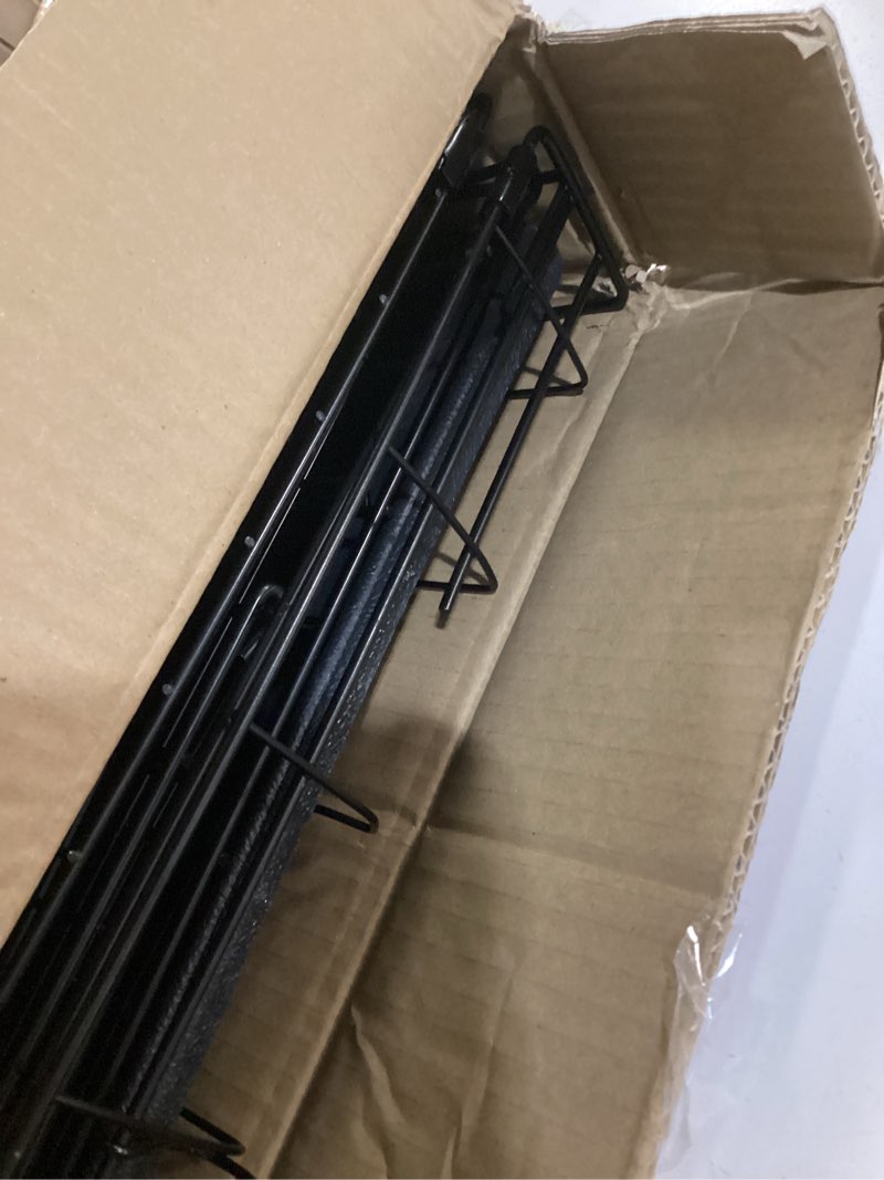 Condition photo showing Good Condition for FDW Dog Crate for Small Dogs 24 Inch Folding Metal WirePet Cage Double Door W/Divider Panel Indoor Outdoor Kennel Leak-Proof Plastic Tray,Black Black 24 Inch Double Door