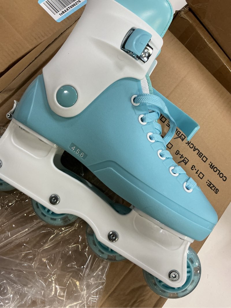 Condition photo showing Good Condition for lkd adjustab..nd women size 4-6 lkd adjustable inline skates,outdoor roller skates for men and women