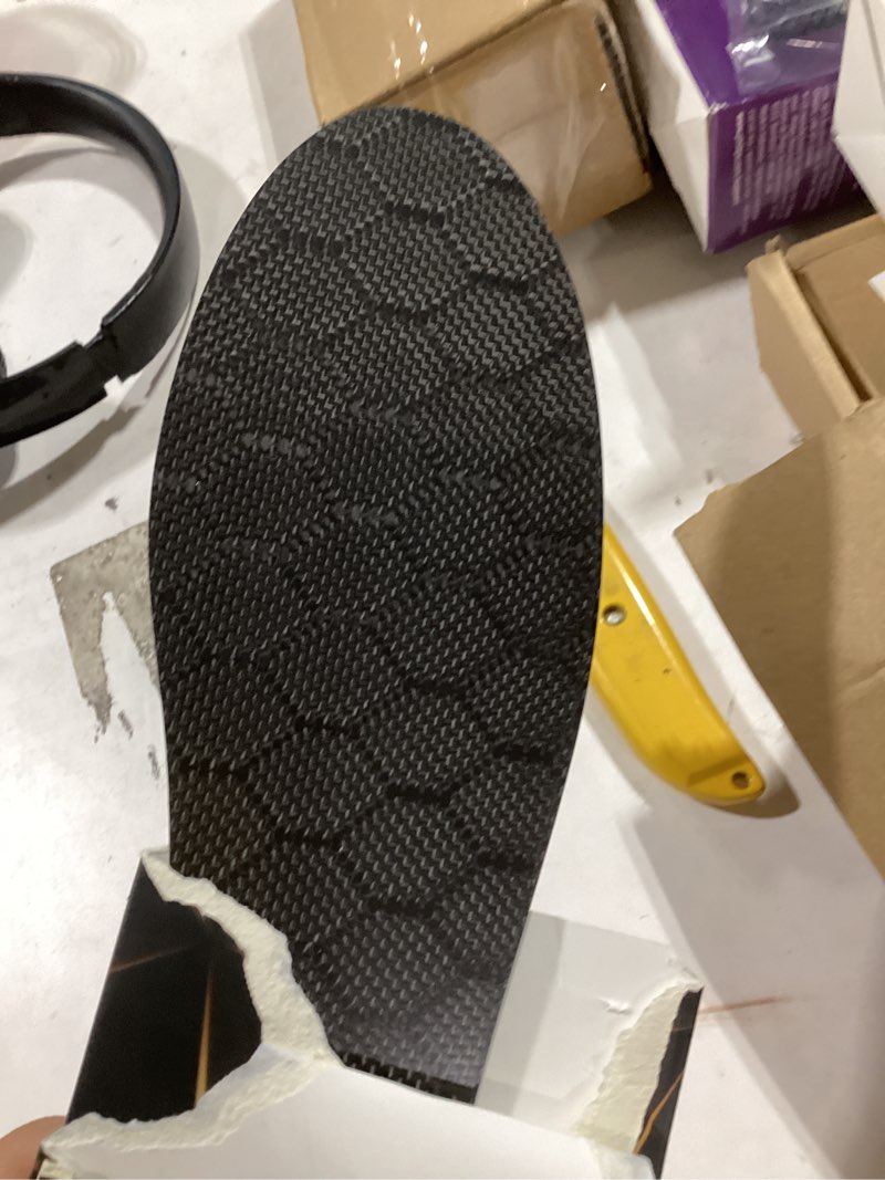 Condition photo showing New/Like New for carbon fiber insole 1 pair for men women, rigid shoe insert for recovery, graphite foot plate for arthritis, hallux rigidus, turf toe, morton’s, plantar fasciitis, foot fracture 285mm 11.22"- 285mm -women's size 13, men's 12