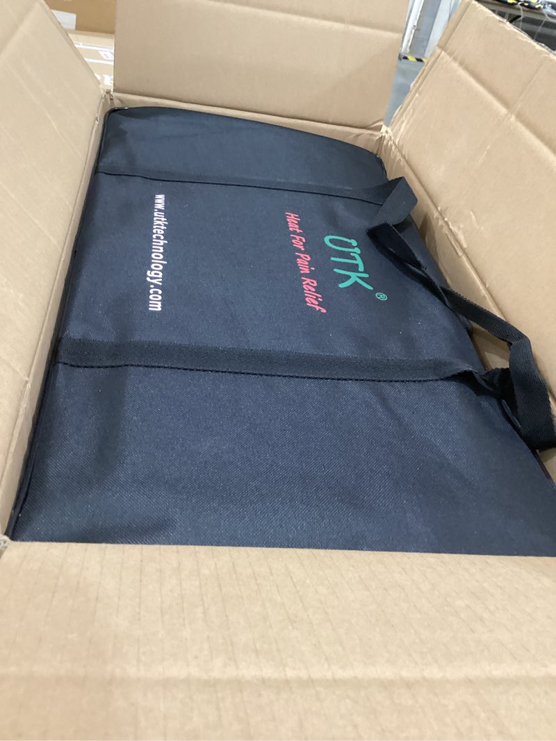 Condition photo showing Good Condition for utk full body quantum wave heating pad,infrared heating pad for pain,60 passive magnet stones,86 tourmaline stones, 283 natural jade stones, memory function, auto shut off(large: 24'' x 70'')