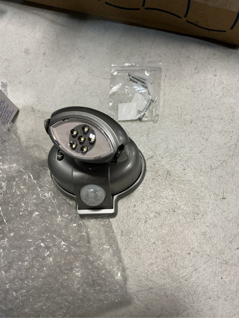 Condition photo showing As Is for 360° motion sensor night spot lamps led light angel as seen on tv motion activated light