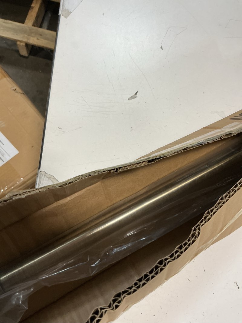 Condition photo showing Good Condition for 2 Pack Antique Bronze Disc Curtain Rods, 48-84 Inches Window Curtain Rod,Adjustable Room Darkening Drapery Rod with Aluminum Finials and Brackets,Wrap Around Design 48-84" & 2PCS Antique Bronze