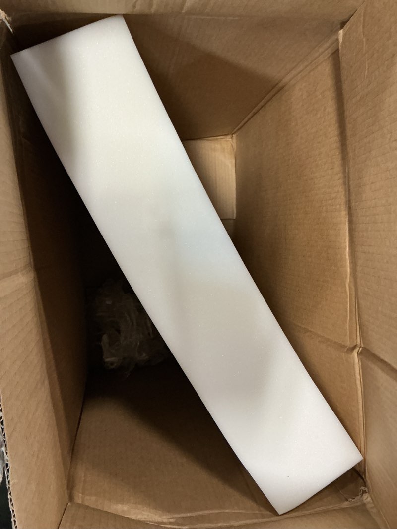 Condition photo showing As Is for Foamy Foam High Density 5 inch Thick, 24 inch Wide, 24 inch Long Upholstery Foam, Cushion Replacement 5" x 24" x 24" (1 Pack)