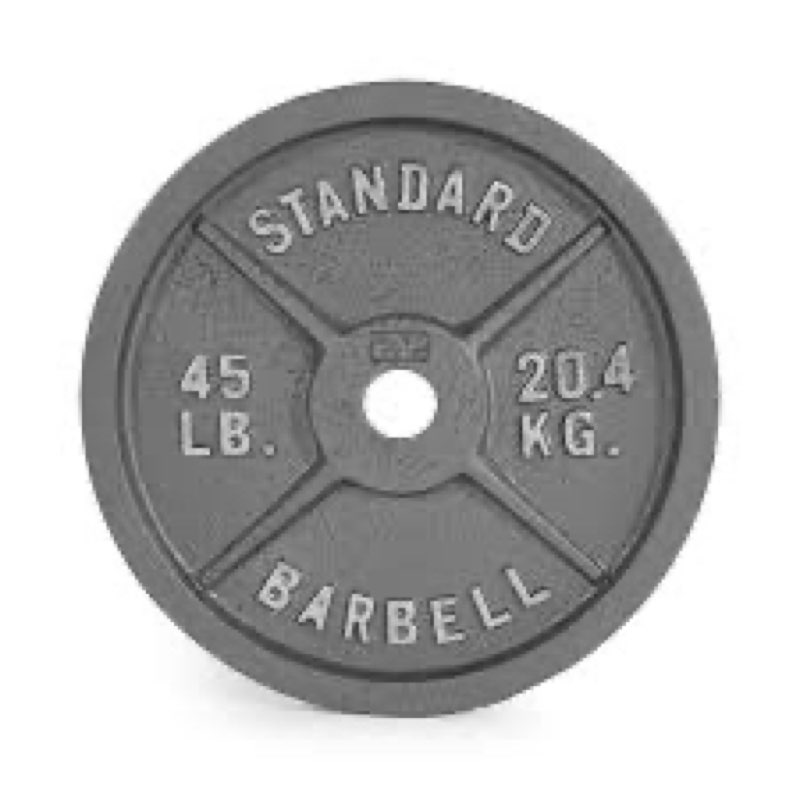 45lbs Weight for Barbell