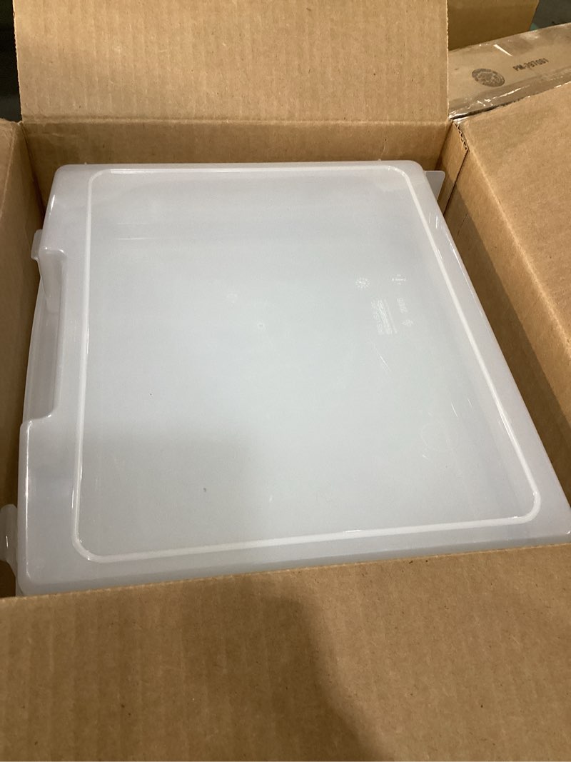 Condition photo showing Good Condition for IRIS USA Board Game Storage Craft Organizer Box with Snap-Tight Latch Lid, 6-Pack Portable Plastic Case Bin for Puzzles, Magazines, Hobbies, Art Supplies, Fits 8.5" x 11" & A4 Papers, Thick, Clear 6 Pack