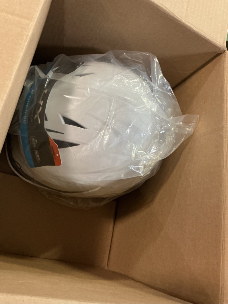 Condition photo showing Good Condition for champro baseball-and-softball-batting-helmets hx batting helmet white, black medium