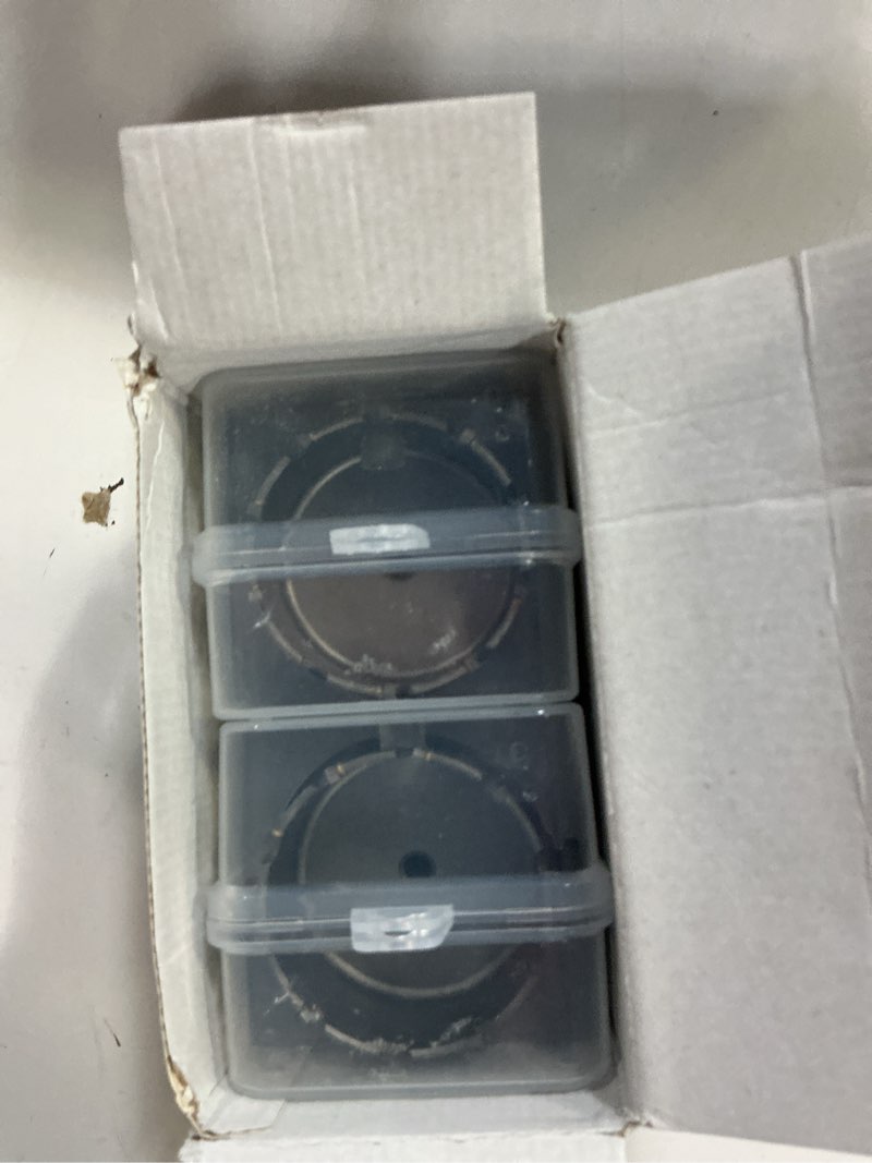 Condition photo showing Good Condition for tct hole saw set, 2-pack of 2-1/4" (57mm) heavy duty tungsten carbide tipped hole cutters for stainless steel mild steel copper iron brass plastic and more, with titanium-plated pilot drill bits 2-1/4"(57mm) 2