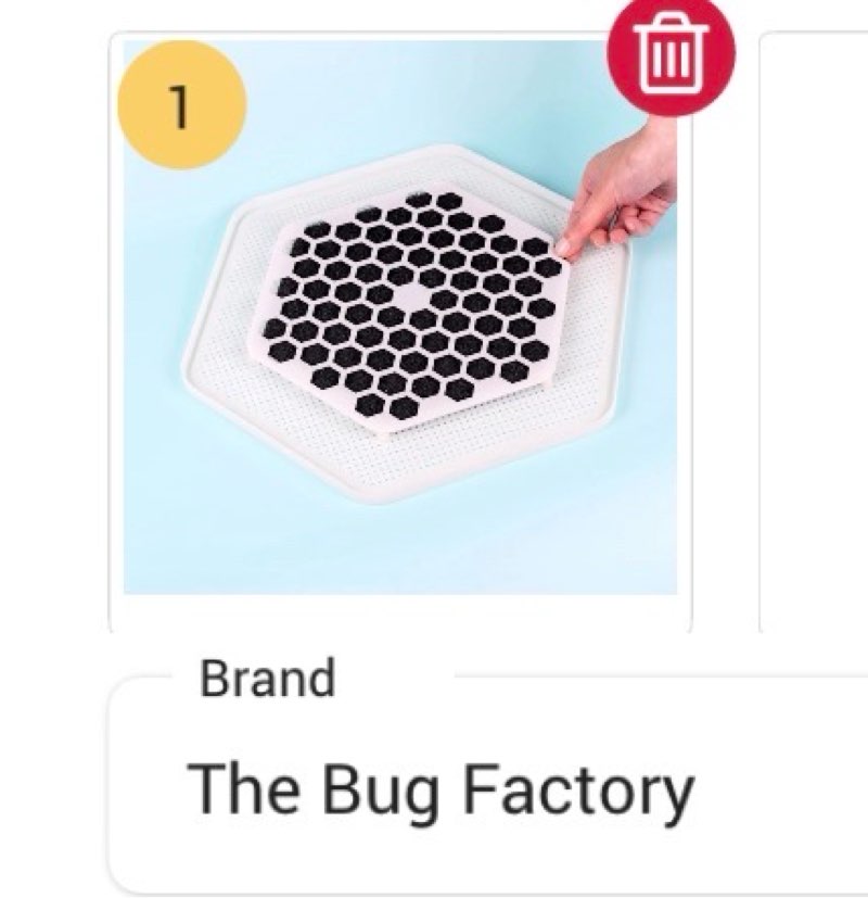 The Bug Factory Mealworm Breeding and Growing Pod, 5 LB, White / Green