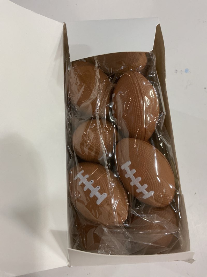 Condition photo showing New/Like New for LACCHOUFEE Valentines Cards for Kids Classroom - 30 PCS Mini Sports Soccer Football Stress Ball with