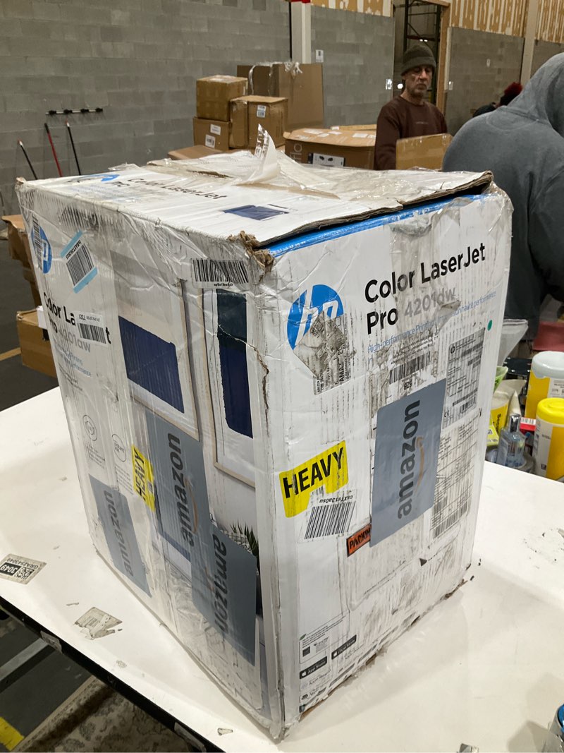 Condition photo showing As Is for HP Color LaserJet Pro 4201dw Wireless Color Laser Printer, Best-for-Office (4RA86F) New version