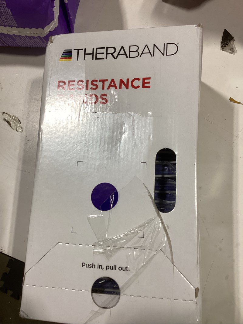 Condition photo showing Good Condition for THERABAND Resistance Bands, 5 Foot, 30 Count Professional Latex Elastic Bands For Upper & Lower Body RED