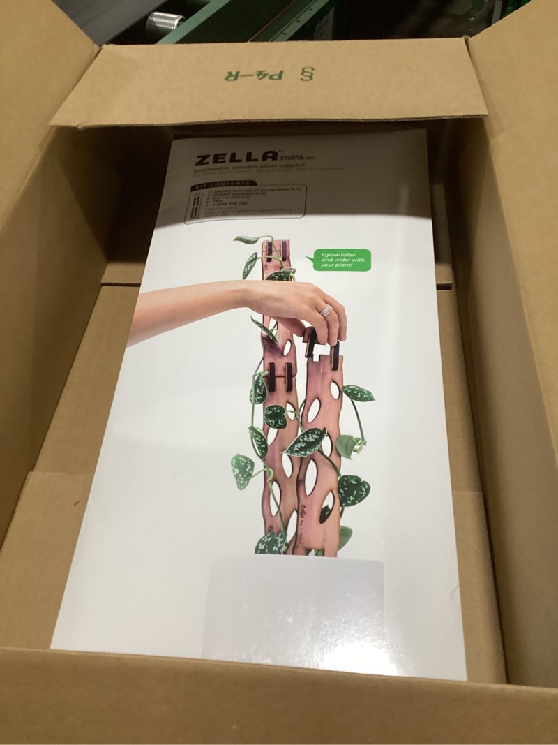 Condition photo showing New/Like New for Treleaf Zella Regular Starter Kit – Wooden Extendable Plant Trellis for Indoor Climbing Houseplants – Modular Plant Support with 2 Bases + 2 Extensions - Moss Pole Alternative Regular - Starter Kit