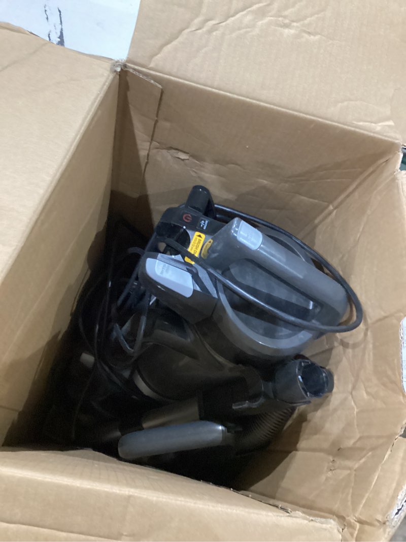 Condition photo showing As Is for Shark ZU102 Rotator Pet Upright Vacuum with PowerFins HairPro & Odor Neutralizer Technology, Charcoal, 2.9 L Dust Cup PowerFins+Odor Neutralizer Technology