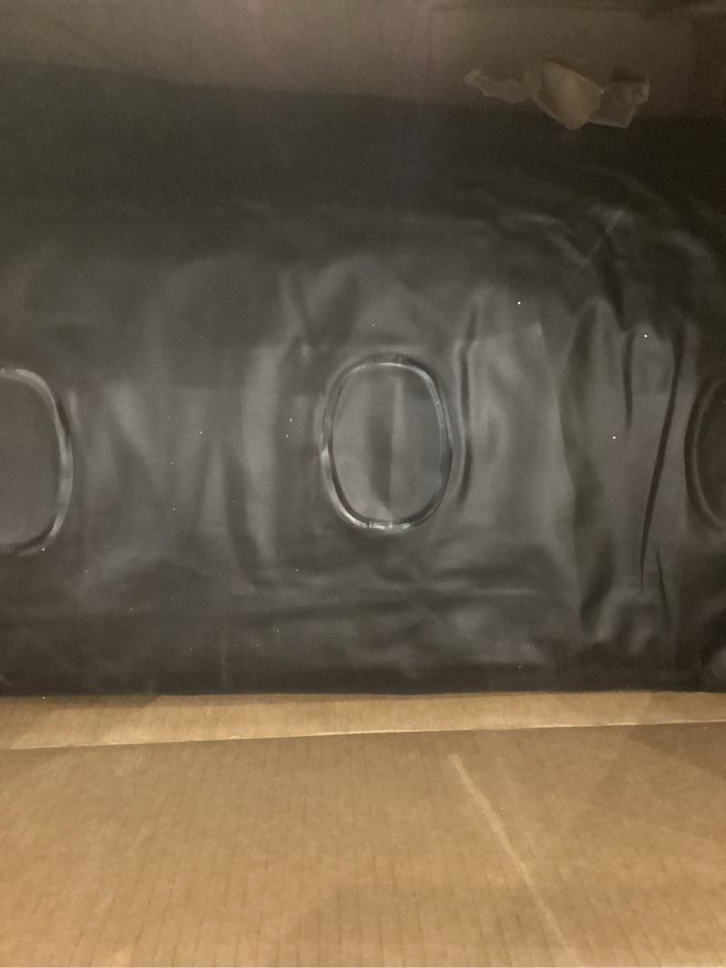 Condition photo showing As Is for OhGeni 18" Luxury Full Air Mattress with Built-in Pump, Inflatable Bed with Silk Foam Topper for Superior Comfort, Premium Blow-Up Mattress for Home, Camping & Guests, Easy Setup, Extra Support, Black