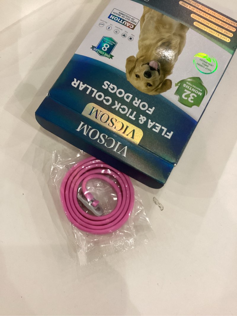 4 Pack Flea Collar for Dogs, Flea and Tick Collars for Dogs, 32 Months Flea and Tick Prevention for 