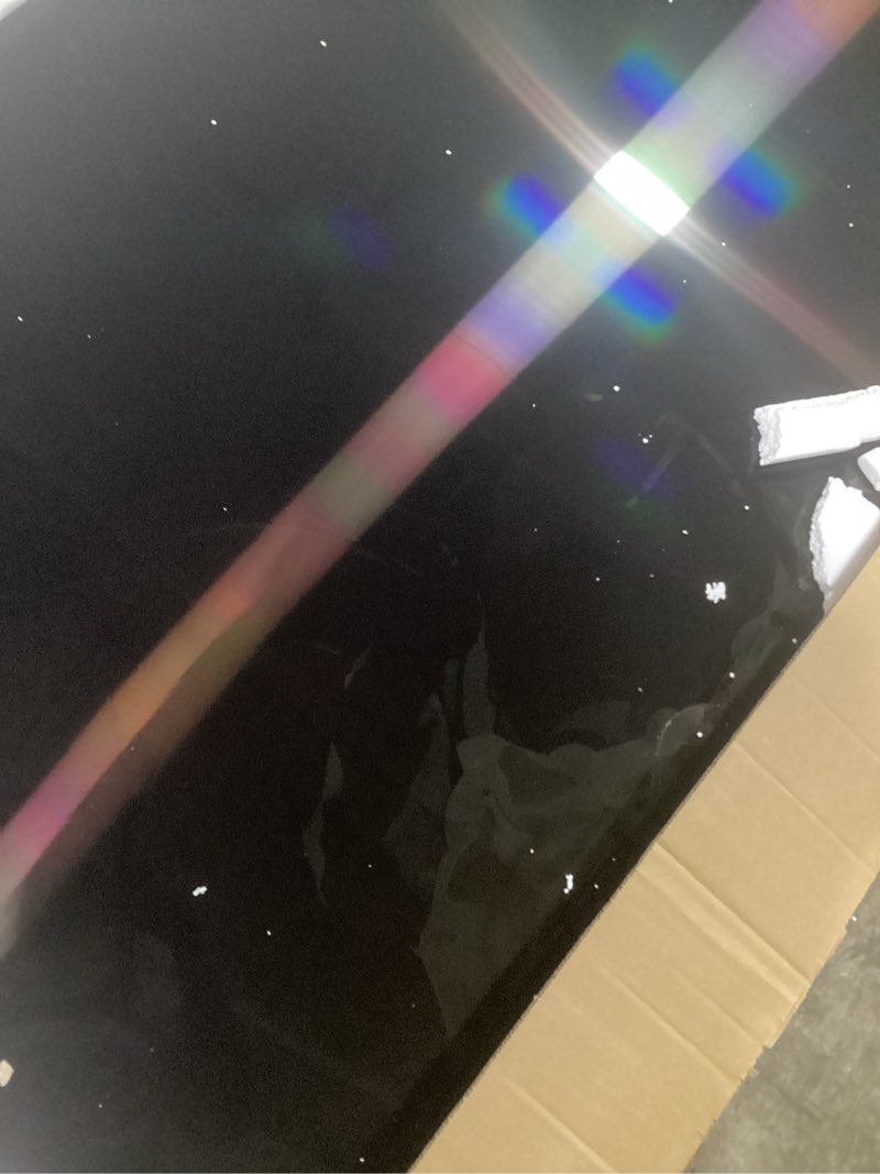 Condition photo showing As Is for screen display damaged tcl 65 inch class qm8k series | mini led qled 4k hdr | 65qm8k, 2025 model | 120hz-144hz anti reflective wide angle screen smart google tv dolby atmos | voice remote alexa gaming streaming television tv 65 inches