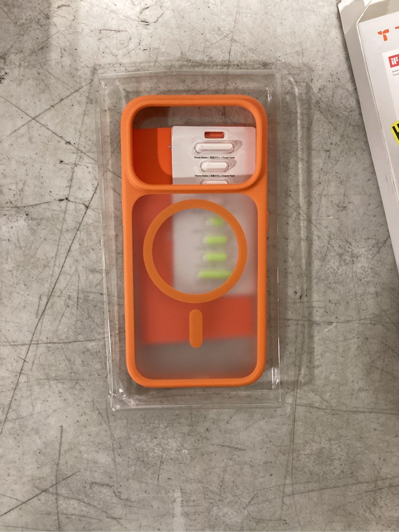 Condition photo showing Good Condition for torras magnetic shockproof for iphone 17 pro case, camera control, fit for magsafe, military-grade protection, translucent slim case for iphone 17 pro phone case anti-fingerprint, cosmic orange iphone 17 pro cosmic orange