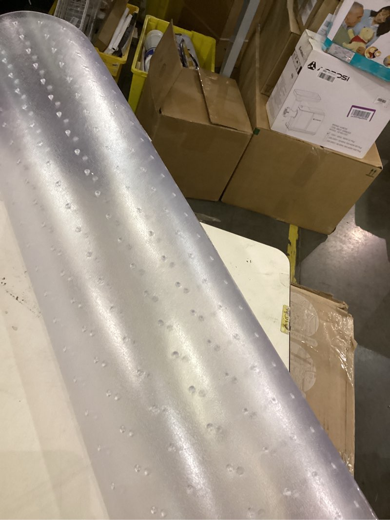 Condition photo showing As Is for Clear runner mat