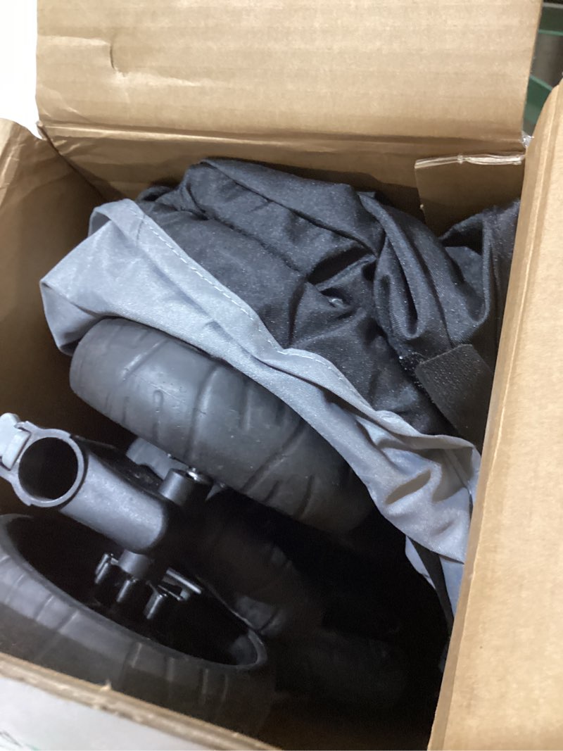 Condition photo showing As Is for Summer by Ingenuity 3D Mini Convenience Stroller – Lightweight Stroller with Compact Fold, Multi-Position Recline, Canopy with Pop Out Sun Visor and More – Umbrella Stroller for Travel and More, Gray