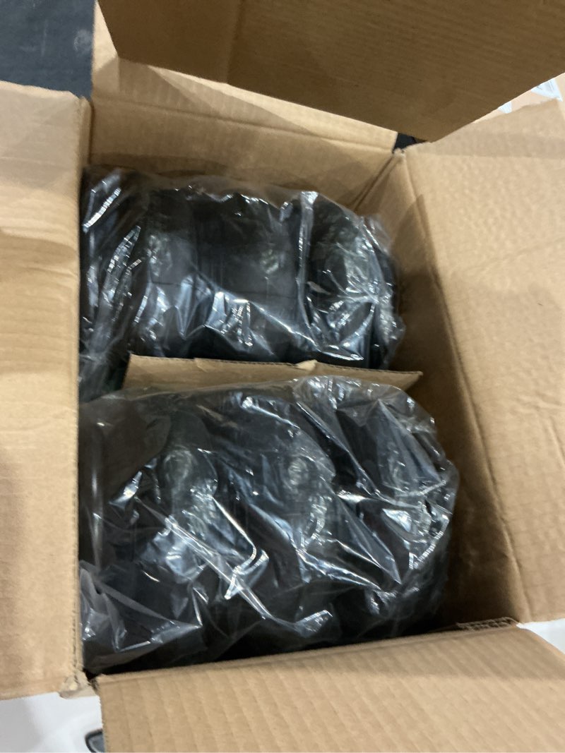 Condition photo showing Good Condition for 2 pcs triple bellow air suspension bags 2600 lbs airbags 1/2" npt single port universal replacement?three mounting holes in bottom? as_gmc_3e2600x2