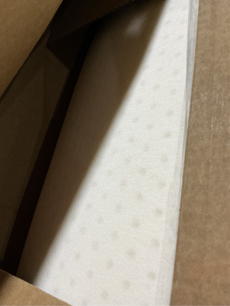 Condition photo showing As Is for suq i ome slim sleeper- thin latex foam pillow for bed sleeping, firm,low profile for side, back, and stomach sleepers