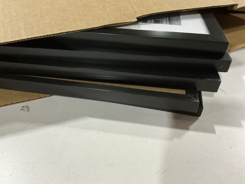 Condition photo showing As Is for upsimples 13x19 Picture Frame Set of 5, Display Pictures 11x17 with Mat or 13 x 19 Without, Wall Gal