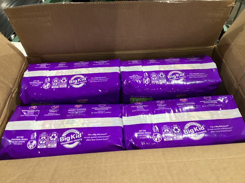 Condition photo showing New/Like New for Pull-Ups Girls' Potty Training Pants, Size 2T-3T Training Underwear (16-34 lbs), 124 Count (4 packs of 31) 2T-3T 124