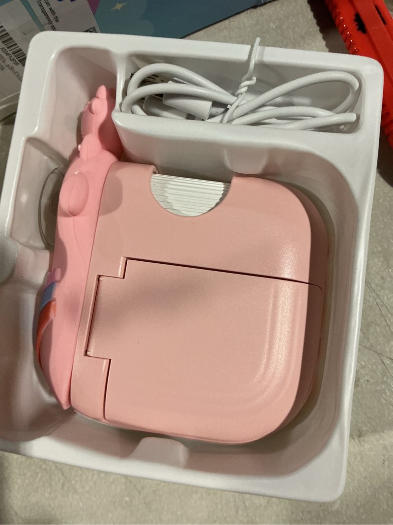 Condition photo showing Good Condition for Microscope for Kids, 1000X Handheld Mini Portable Microscope with 8 Adjustable LED Lights, 2-Inch LCD Screen Pocket Microscope Camera for Toddlers-Education Christmas Birthday Gifts Toys for Girls Pink