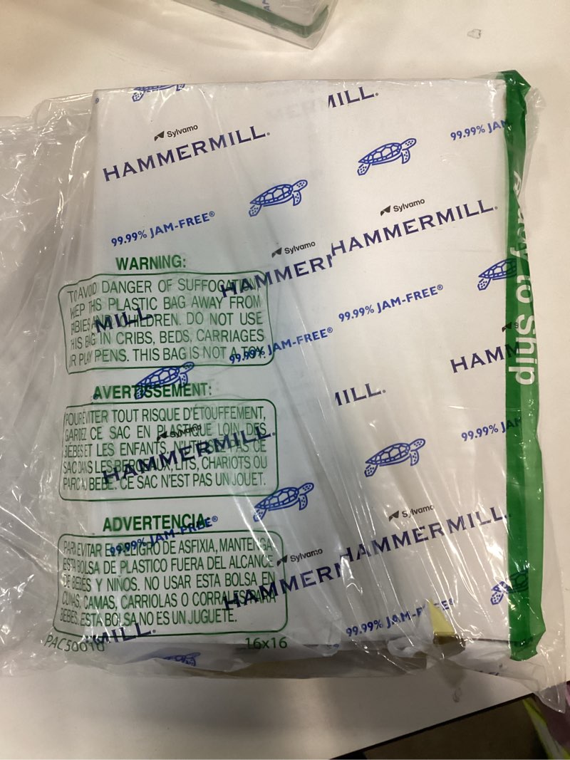 Condition photo showing As Is for Hammermill Colors Recycled Copy Paper - Canary - Letter - 8 1/2  x 11  - 20 lb Basis Weight - Smooth - 500 / Ream - Sustainable Forestry Initiative (SFI) - Acid-free  Archival-safe  Jam-free - Canary