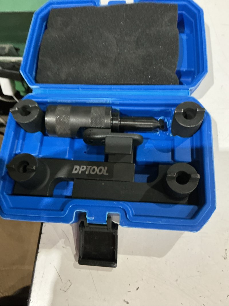 Condition photo showing As Is for dptool camshaft crankshaft timing belt locking tool kit compatible with volvo c70 s40 s60 s80 xc90 2.0 2.3 2.4 2.5 2.8 2.9t 4 5 6 cylinder engine replace 9995451 9995452