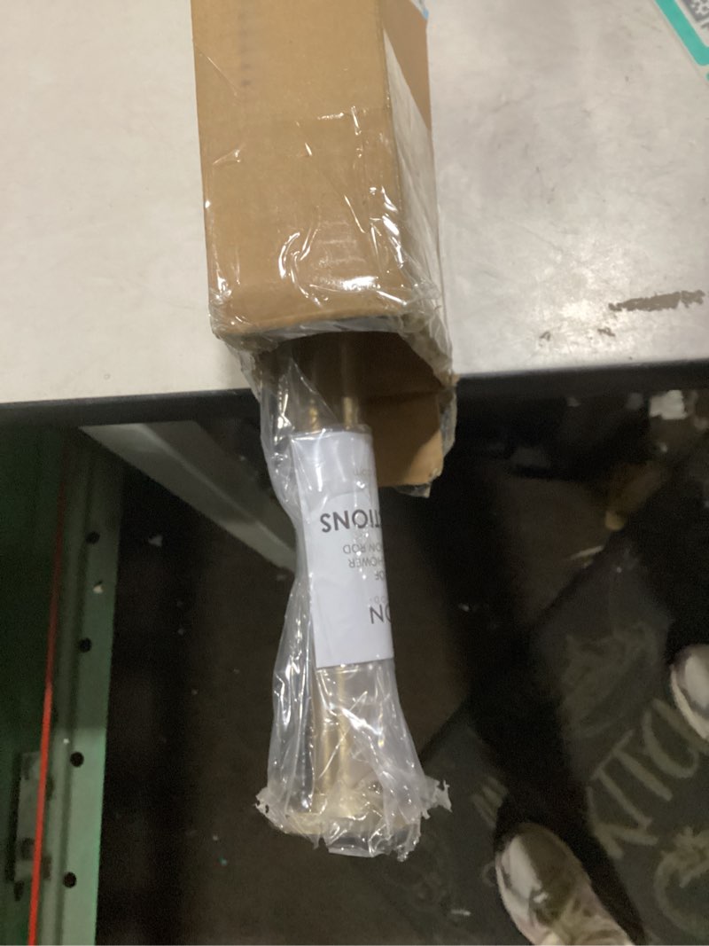 Condition photo showing New/Like New for Ivilon Tension Curtain Rod - Spring Tension Rod for Windows or Shower, 36 to 54 Inch. Warm Gold 36" to 54" Warm Gold