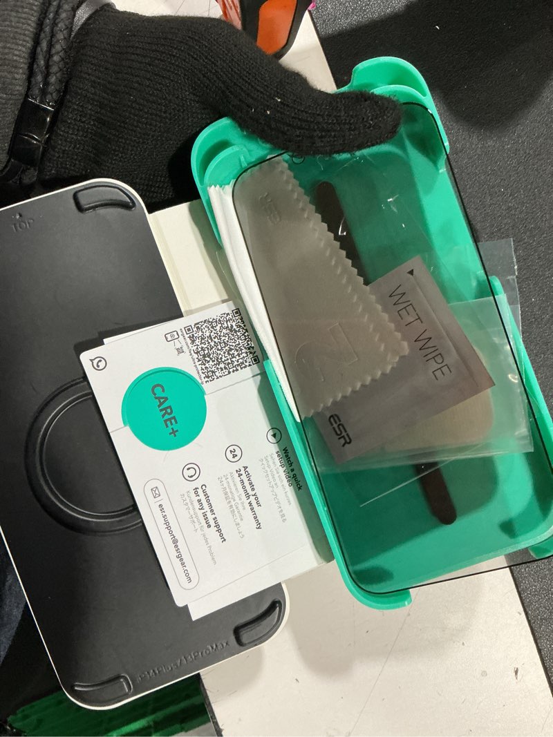 Condition photo showing Good Condition for esr 3 pack 9h+ glass for iphone 13 pro max/iphone 14 plus privacy screen protector, [military grade shatterproof & longest durable] armorite anti-spy tempered glass with ultrafit tray iphone 13 pro max /14 plus privacy 3 pack