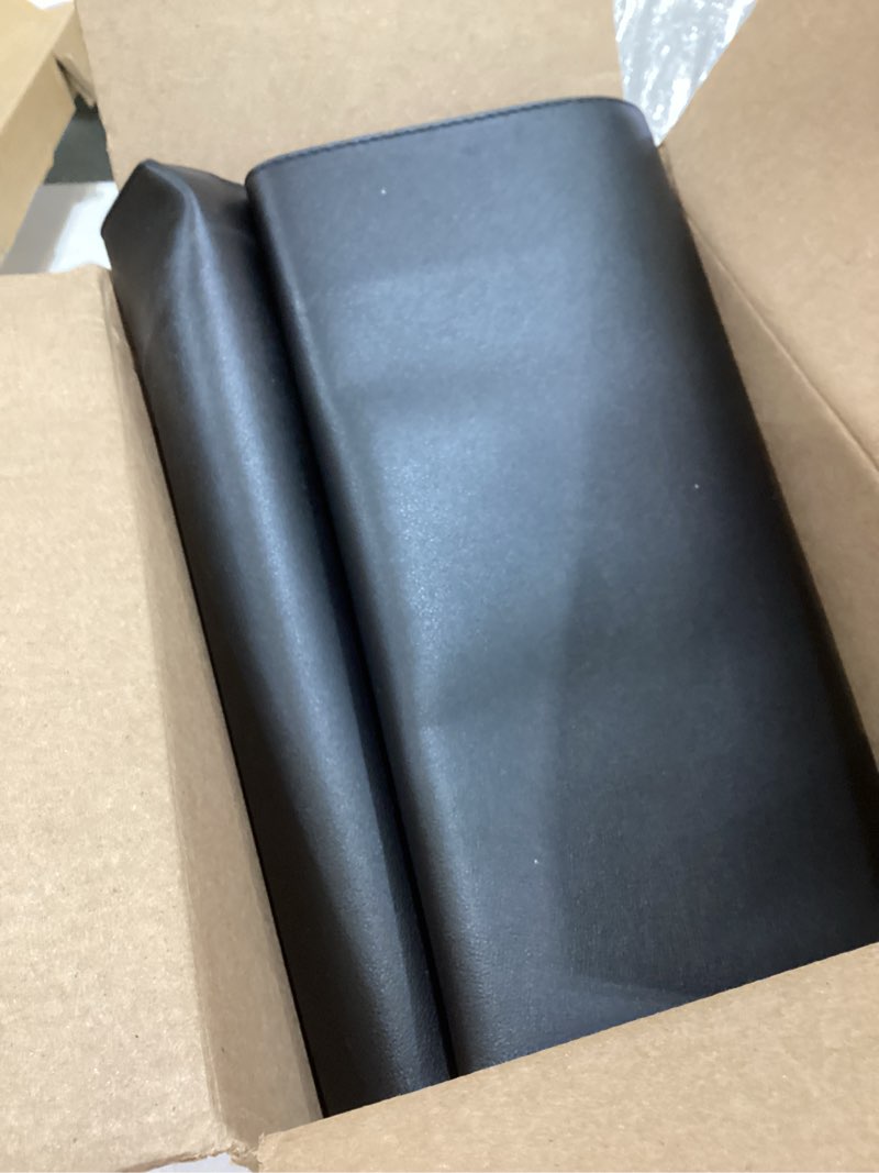 Condition photo showing Good Condition for leather desk pad protector,48"x24" - premium desk mat, large mouse pad,non-slip desk blotter,waterproof desk writing pad for office and home(black) 48" x 24" black