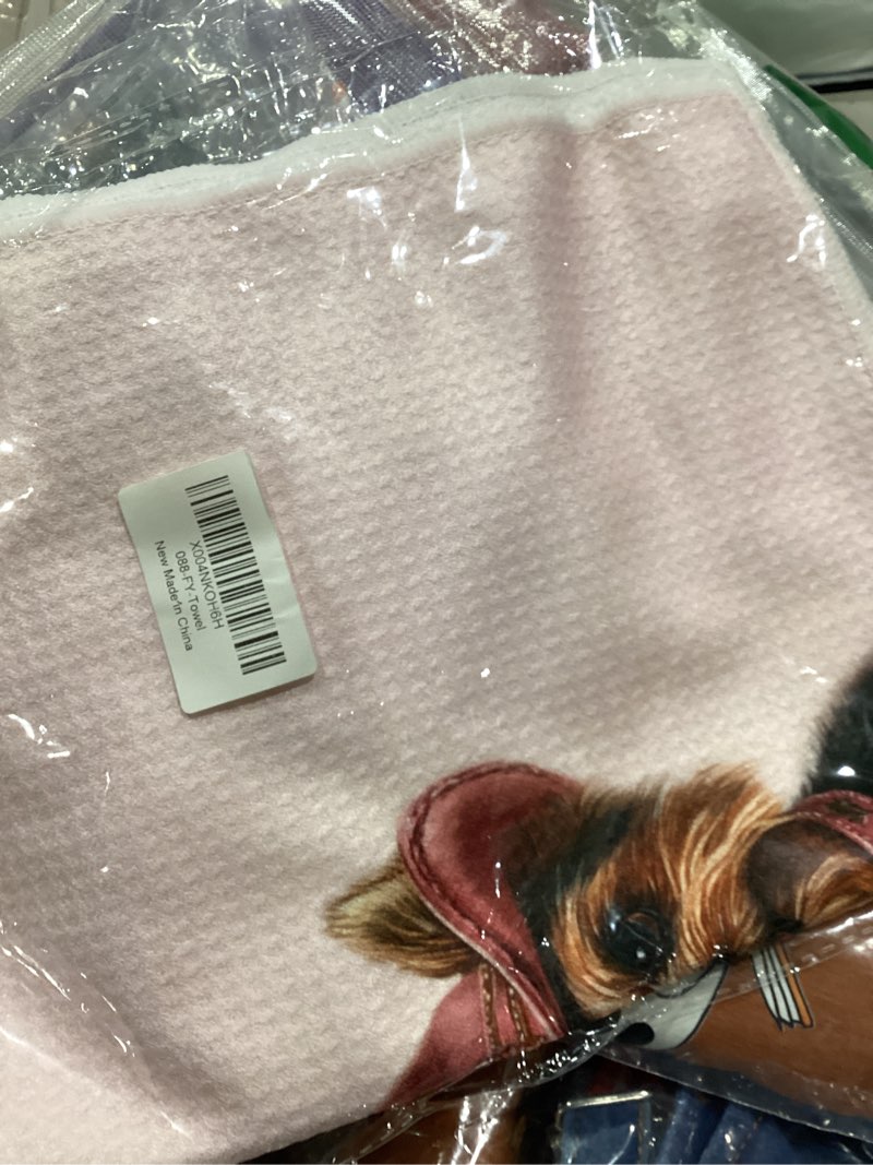 Condition photo showing Good Condition for Item similar))))))Cabana Bro Western Cat Kitchen Towels, Cats Lover Gifts for Women Decorative Hand Towels for Bathroom, Brown Farmhouse Western Cowboy Kitten Dish Tea Towels for Kitchen, 16x24 Inch Cat 2