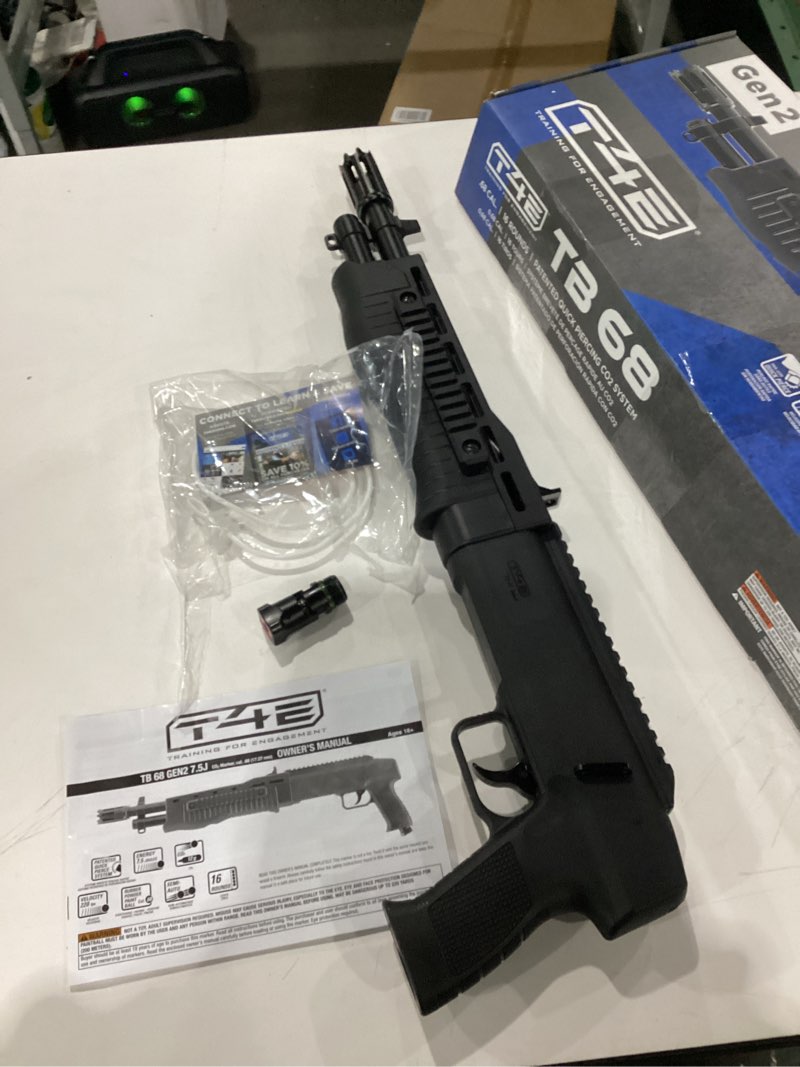 Condition photo showing Good Condition for No ammunition, no cartridges- T4E TB 68 .68 Caliber Shotgun Paintball Gun Marker Black (Gen 2)