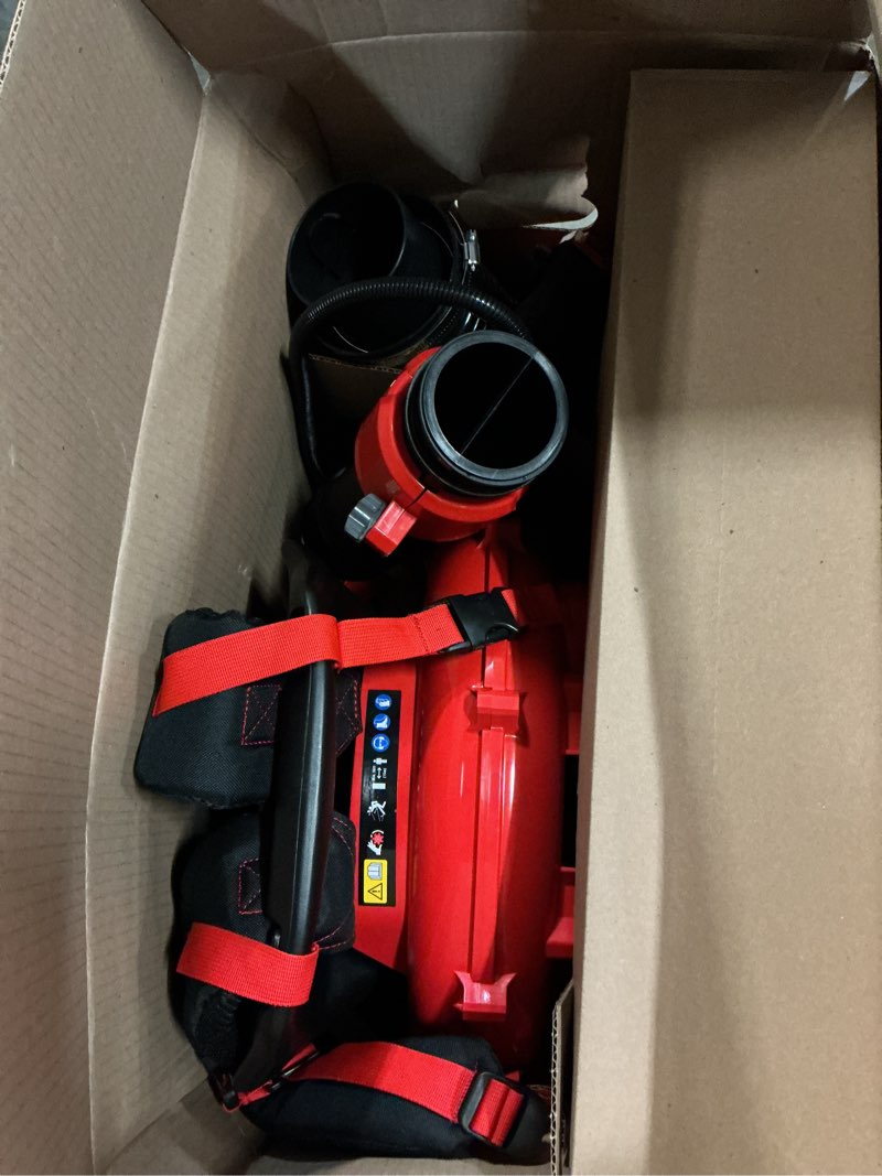 Condition photo showing As Is for craftsman bp510 51-cc 2-cycle 600-cfm 220-mph gas backpack leaf blower