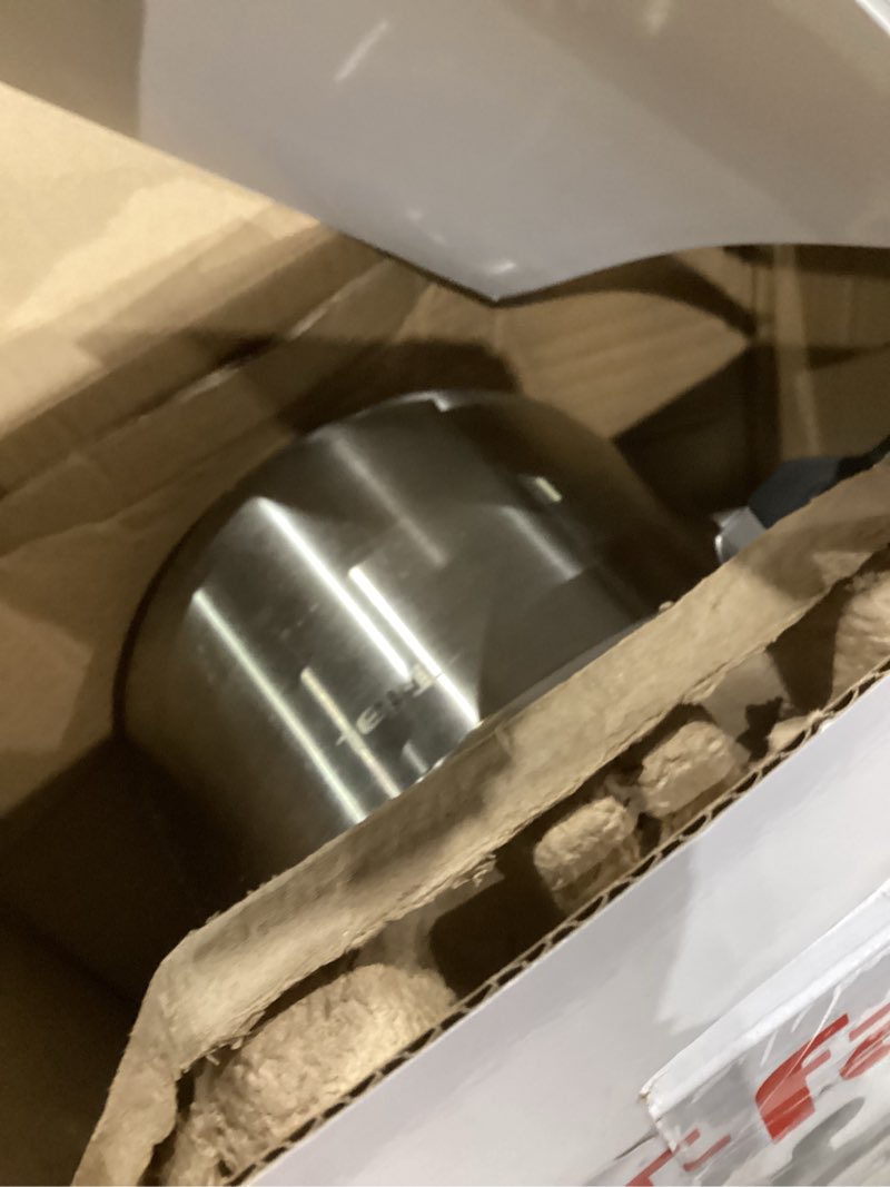 Condition photo showing Good Condition for T-fal Clipso Stainless Steel Pressure Cooker, 6.3 Quart, Recipe Book, Steam Basket, Easy-Open Lid, Secure Locking System, Adjustable Pressure Valve, Induction Cookware, Pots and Pans, Kitchen, Silver