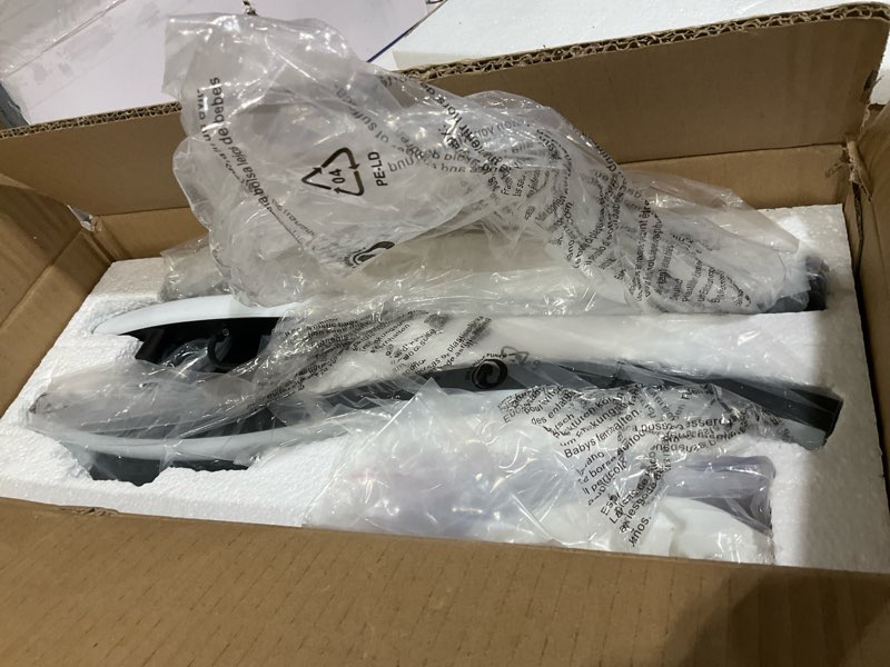 Condition photo showing Good Condition for Bathroom Vanity Lights Over Mirror: 23.6 Inch 24W Black LED Bathroom Lighting Fixtures 5CCT Dimmable 2700-5000K Vanity Lighting Modern Bath Sconces Wall Light for Mirror Cabinets Bedroom Living Room Matte Black 23.6 Inch