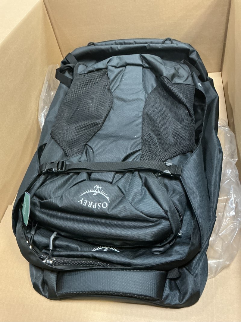 Condition photo showing Good Condition for osprey fairview 70l women's travel backpack, black 70l black