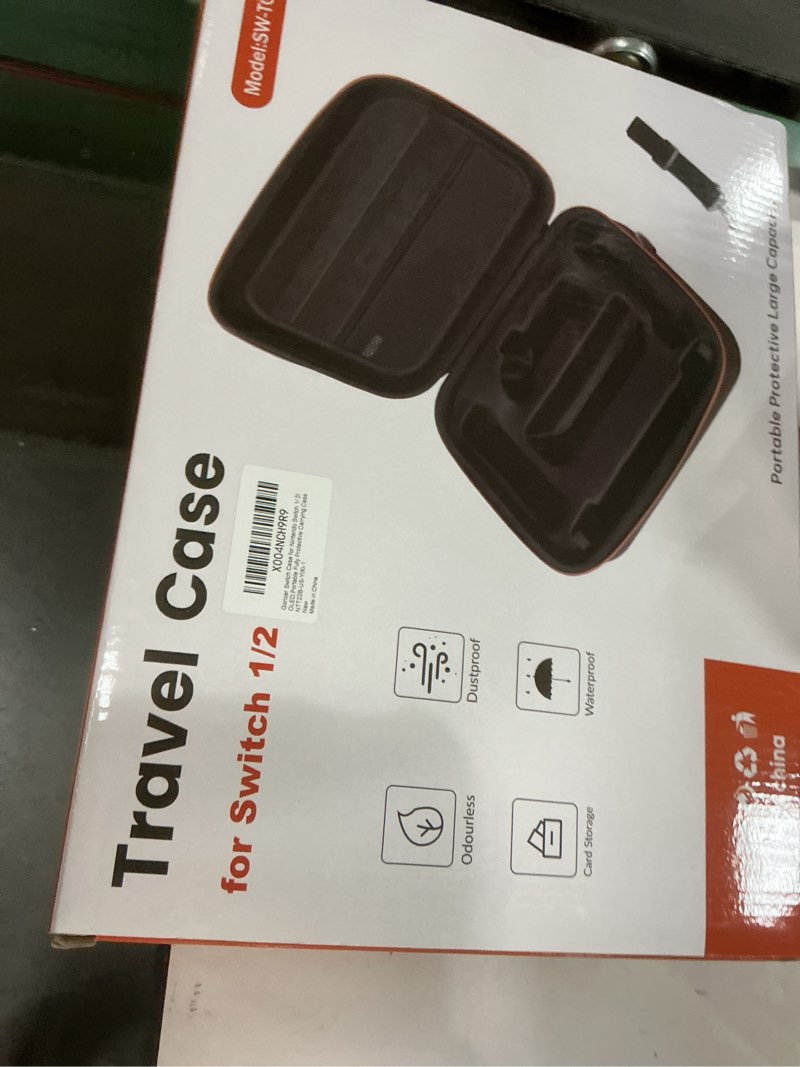 Condition photo showing New/Like New for Gorixer Switch 2 Case for Nintendo Switch 2(2025) or 1 and OLED Models(2021),Stores 18 Game Cards for Nintendo 3DS & 2DS Games Black