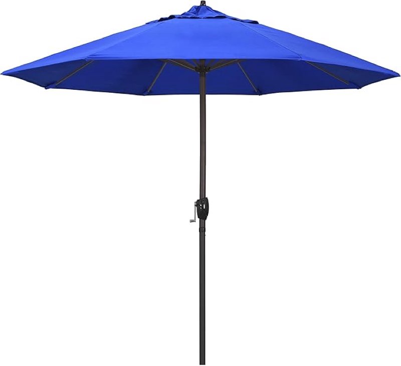 california umbrella 9' rd sunbrella aluminum patio